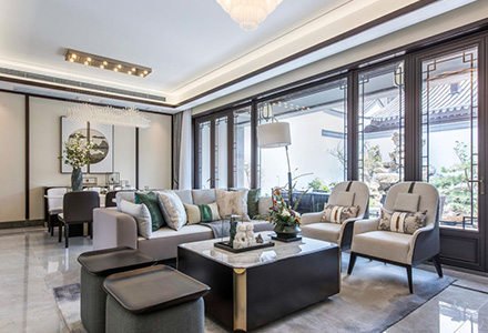 北京首創(chuàng)·禧瑞墅中式風格別墅裝修設計