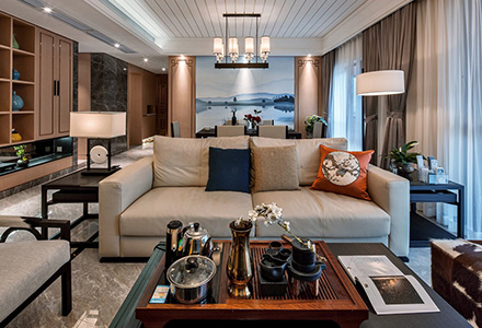 北京長安太和中式風格軟裝設計