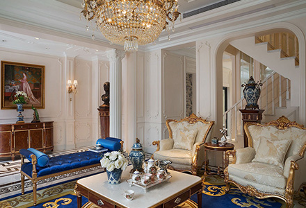 北京融創(chuàng)千章墅法式風格別墅裝修設(shè)計