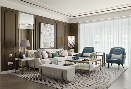 北京首開萬科城市之光法式風(fēng)格別墅裝修設(shè)計