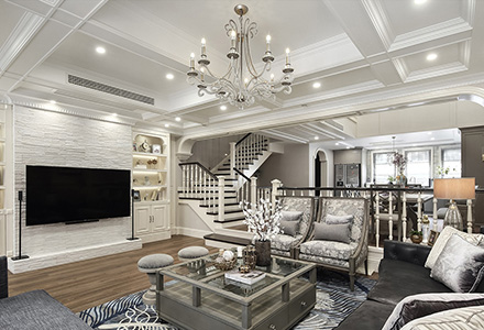 北京金科王府美式風格別墅裝修設(shè)計