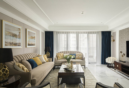 北京長安太和美式風格軟裝設(shè)計