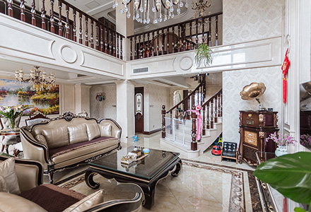 北京金科王府新古典風(fēng)格別墅裝修設(shè)計(jì)