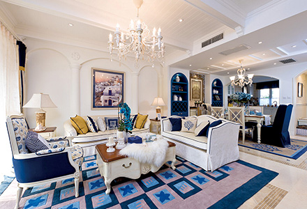 北京首開·瑯樾地中海風(fēng)格別墅裝修設(shè)計(jì)