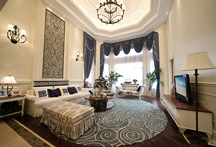 北京萬科觀承地中海風(fēng)格別墅裝修設(shè)計(jì)