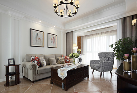 北京華潤·萬橡府美式風格軟裝設(shè)計